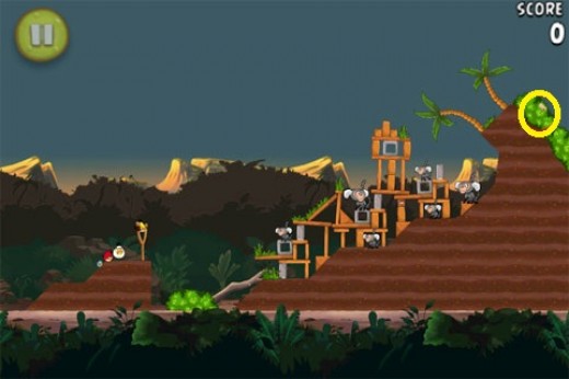 Banane en or cachée 3 du jeu Angry Birds Rio