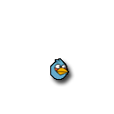 L'oiseau bleu (bleu bird) d'Angry Birds