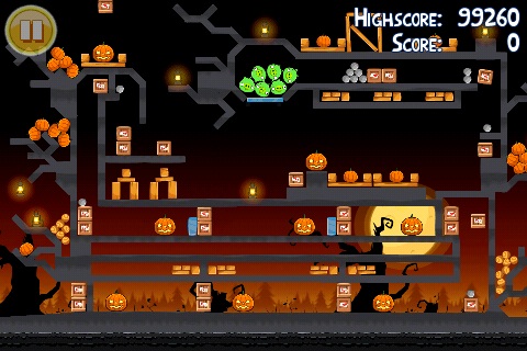 Niveau bonus oeuf d'or 1 d'Angry Birds Halloween