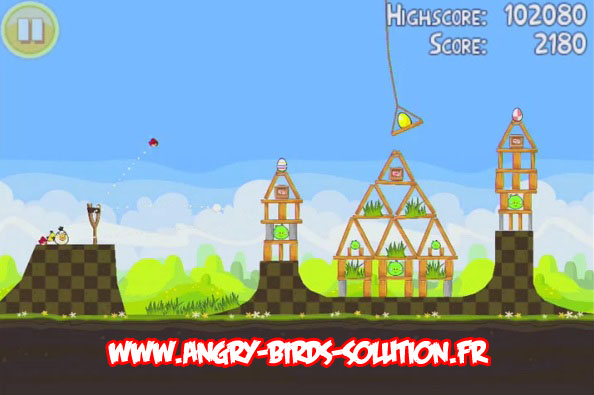 Easter golden egg 18 d'Angry Birds Seasons : Pâques