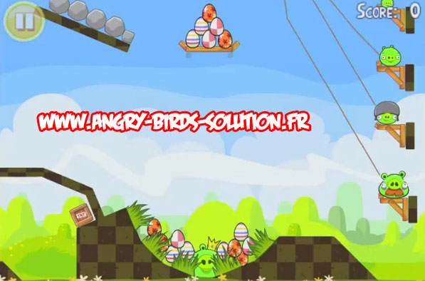 Niveau bonus easter egg 13 d'Angry Birds Easter