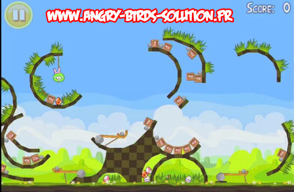 Niveau bonus easter egg 16 d'Angry Birds Seasons