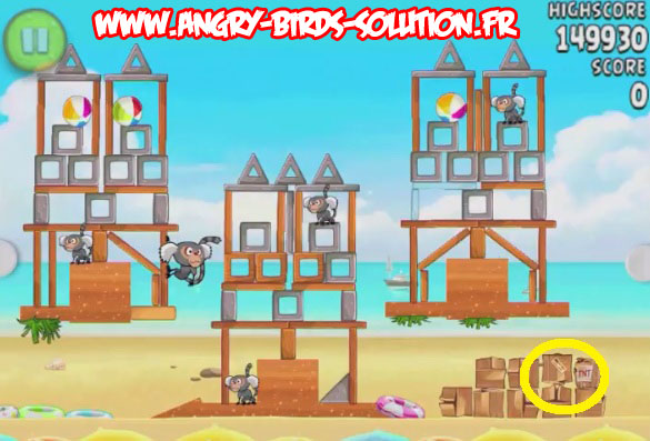 pastèques-or-8 Pastèque d'or 8 d'Angry Birds Rio : Beach Volley