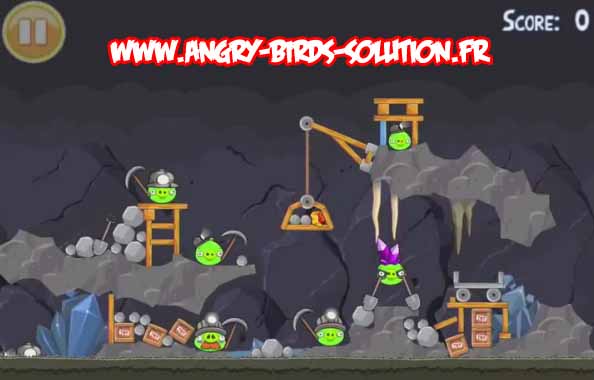 Niveau bonus de l'oeuf d'or 25 d'Angry Birds