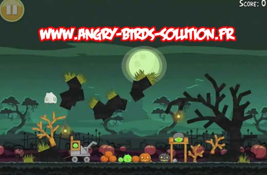 niveau-bonus-golden-egg-26-angry-birds-hamOween Niveau bonus oeuf d'or 2 d'Angry Birds Ham'O'Ween