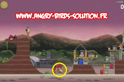 Pomme en or 12 d'Angry Birds Rio (level 10-10)