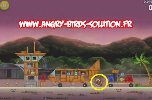 Pomme en or 6 d'Angry Birds RIO (level 9-10)