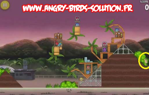 Pomme dorée 7 d'Angry Birds RIO (level 9-14)