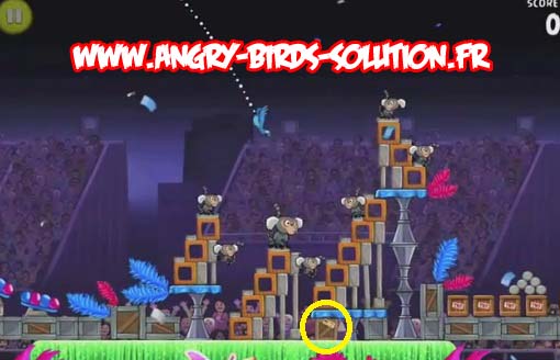 Papaye en or 10 d'Angry Birds RIO (level 8-5)