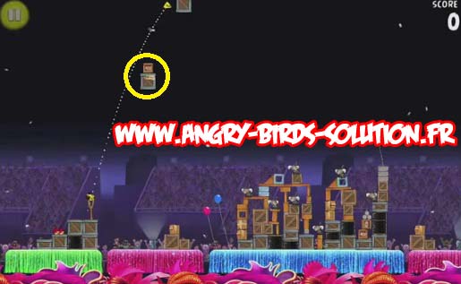 Papaye d'or 13 d'Angry Birds RIO (niveau 8-12)