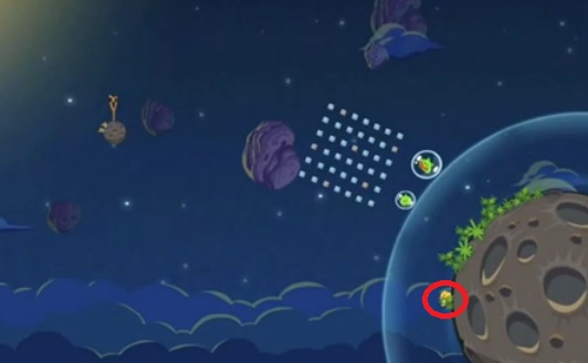 golden-eggesteroid-1-niveau-1-9-angry-birds-space Golden Eggesteroid 1 d'Angry Birds Space