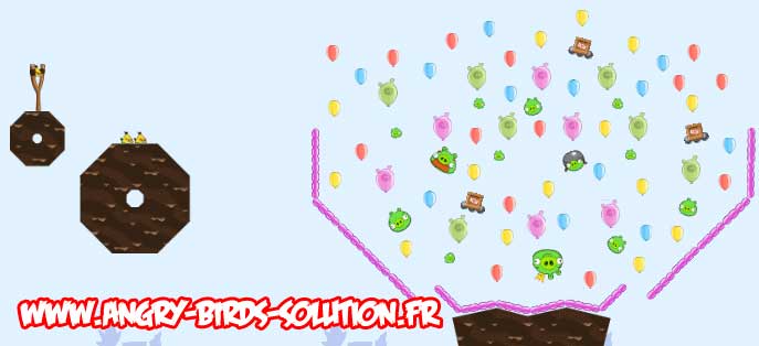 Niveau bonus Easter Egg #3 d'Angry Birds Facebook