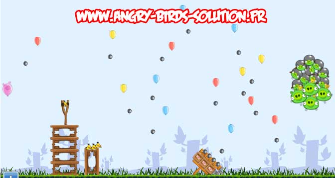 Niveau bonus #4 d'Angry Birds Facebook