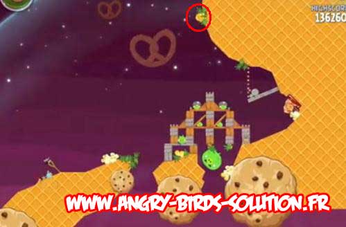 Soluce du Golden Eggsteroid #8 (niveau 4-24 d'Angry Birds Space)