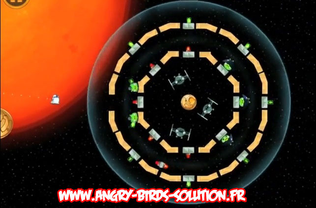 Niveau bonus du Golden Droid #1 d'Angry Birds Star Wars