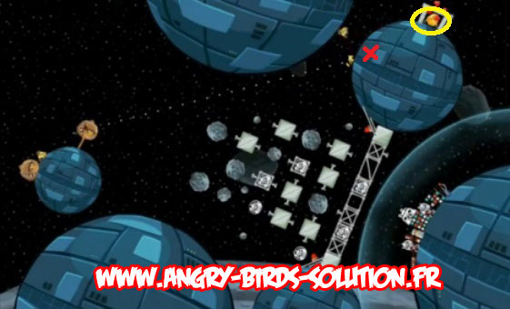 Solution du Golden Droid #5 (Angry Birds Star Wars)